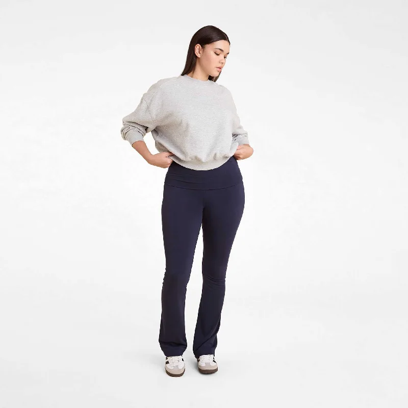 Classic Comfort SwiftStretch Fold Over Legging | Navy