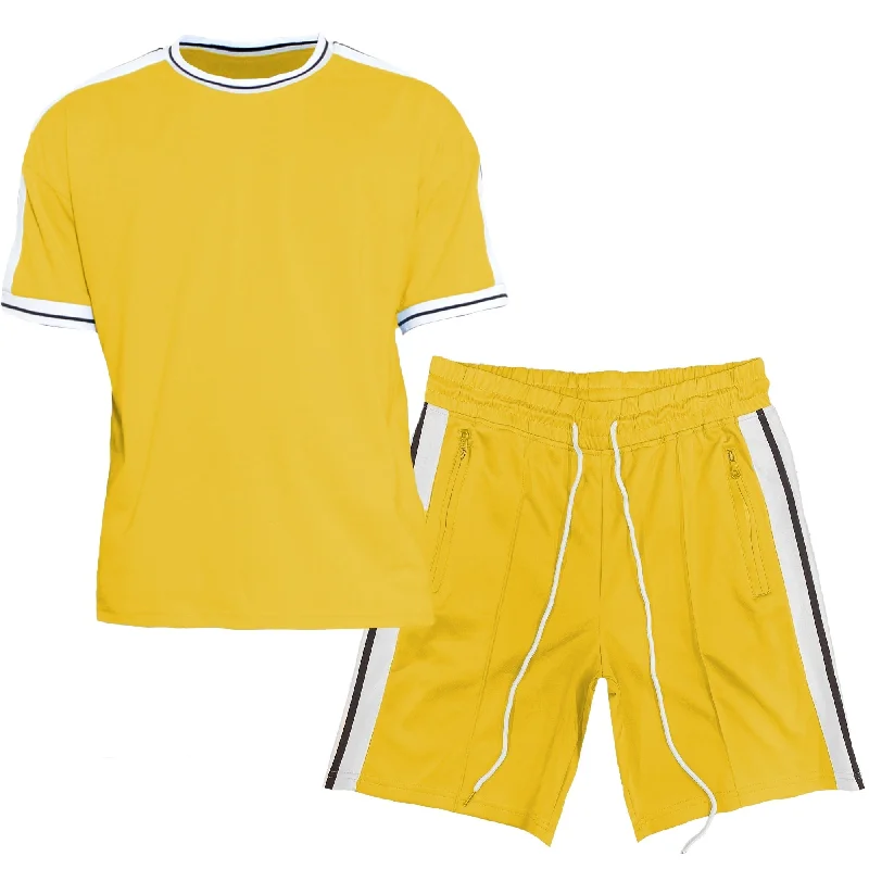 Effortless Dressing Side Stripe Tape Short Set