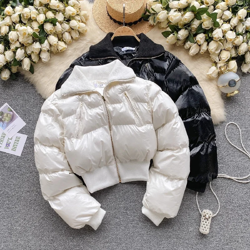 Soft Looks new style design short coat     S4628