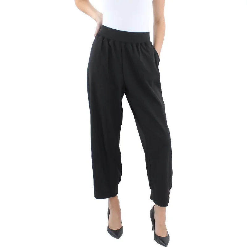 All-Day Style Gracia Womens High Rise Embellished Straight Leg Pants