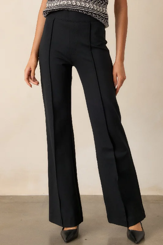 Comfortable Jackets The Perfect Black Hi-Rise Flare Pants