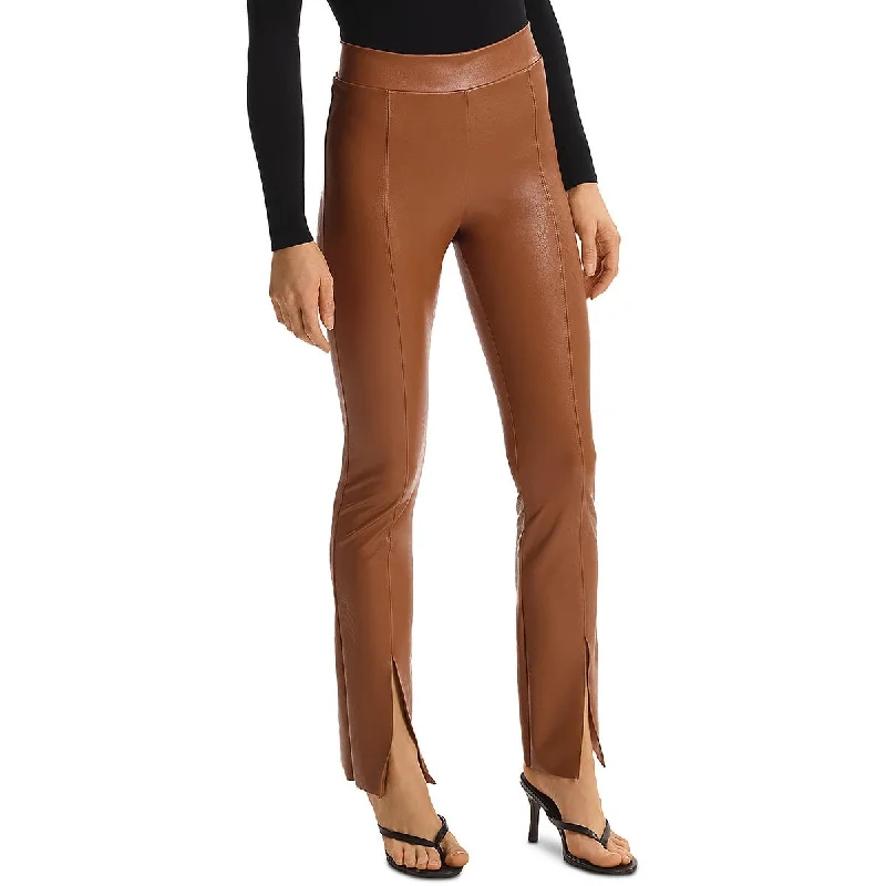 Everyday Style Vince Camuto Womens Faux Leather Ankle Pants