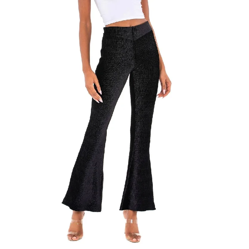 Comfortable Dresses Free People - So Charming Velvet Flare Pant