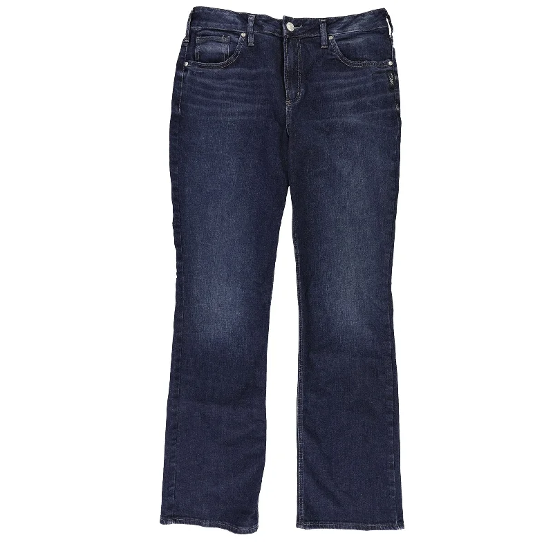 Simple Comfort Silver Jeans Womens Suki Boot Cut Jeans
