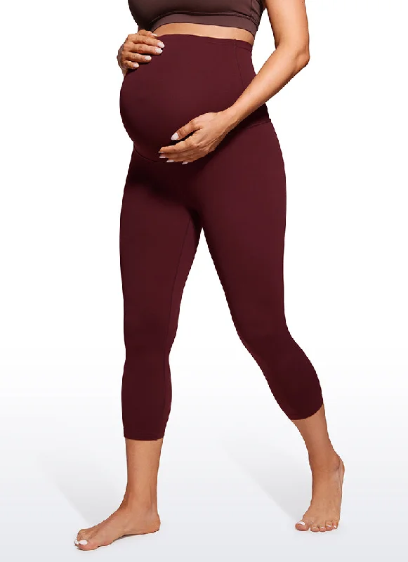 Cozy Lounge Wear Butterluxe Maternity Leggings 21" - Super High Waist