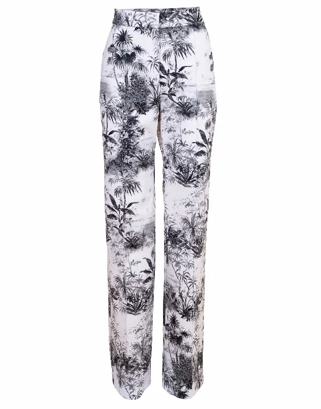 Cozy Footwear Pintuck Wide Leg Trouser