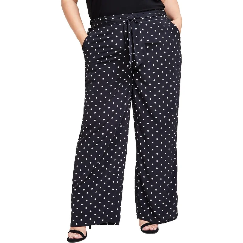 Comfortable Fashion Looks Anne Klein Womens Plus Chiffon Wide Leg Pants