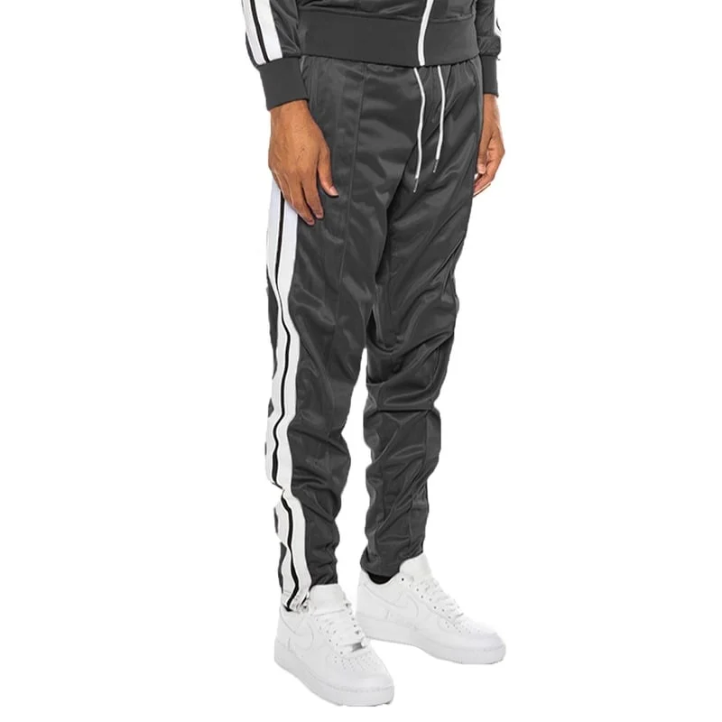 Casual Comfort Striped Tape Track Pants