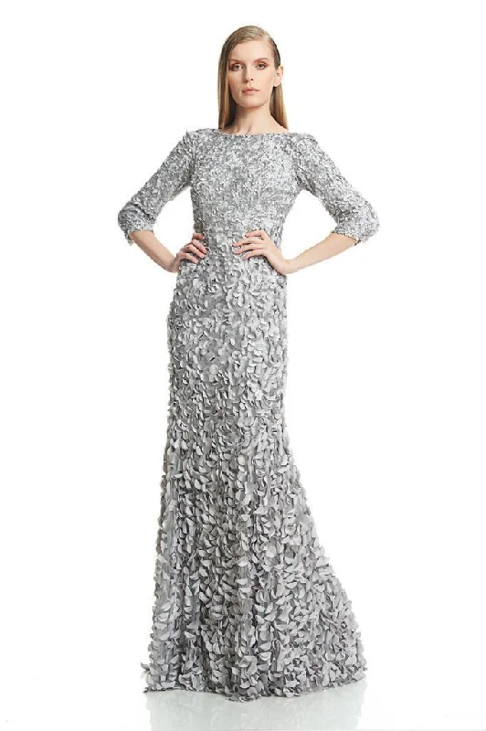 Simple Looks Theia 882663 Petal Bateau Evening Gown