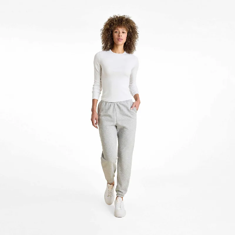 Comfortable Jeans Classic Sweatpant | Heather Grey