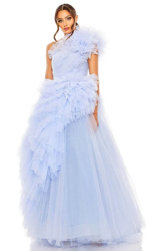 Breezy Outfits Mac Duggal 20534 - Ruffled Tulle Gown