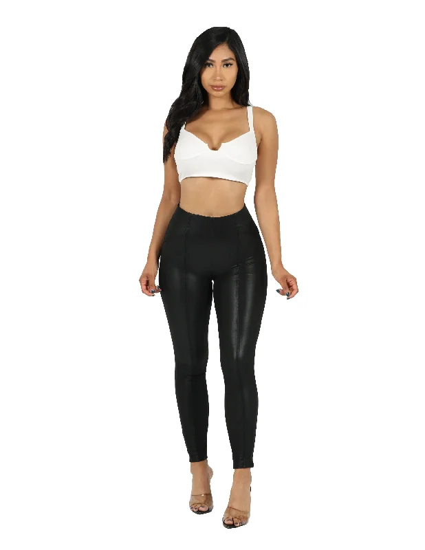 Elegant Casuals Vegan Seamed Legging