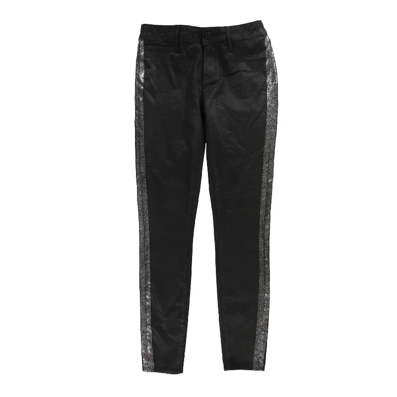 Comfortable Tops Articles of Society Womens Sarah Glitter Skinny Fit Jeans, Black, 26