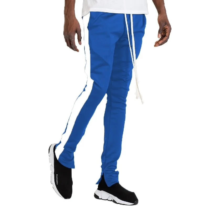 Timeless Style Holiday Track Pants Royal/ White