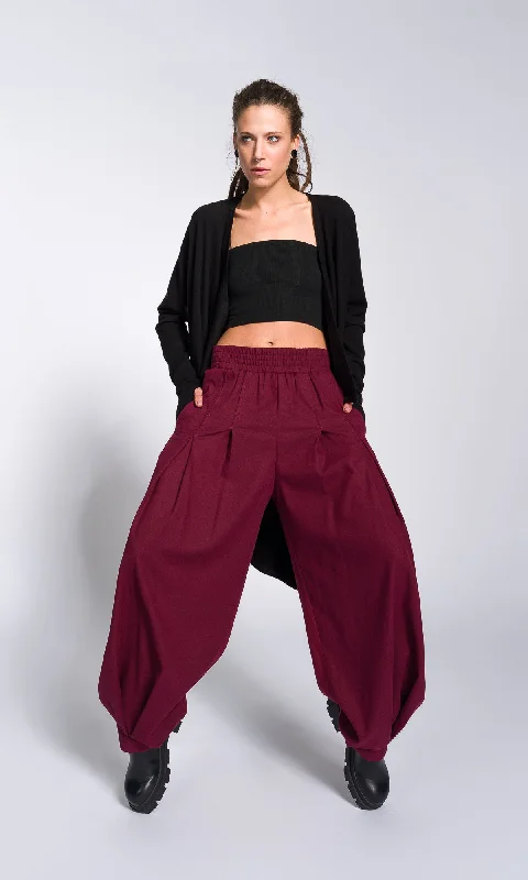 Casual Chic Wear Linen Tuck Pants