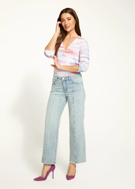 Everyday Style French Dressing Jeans - Olivia Wide Ankle Jean