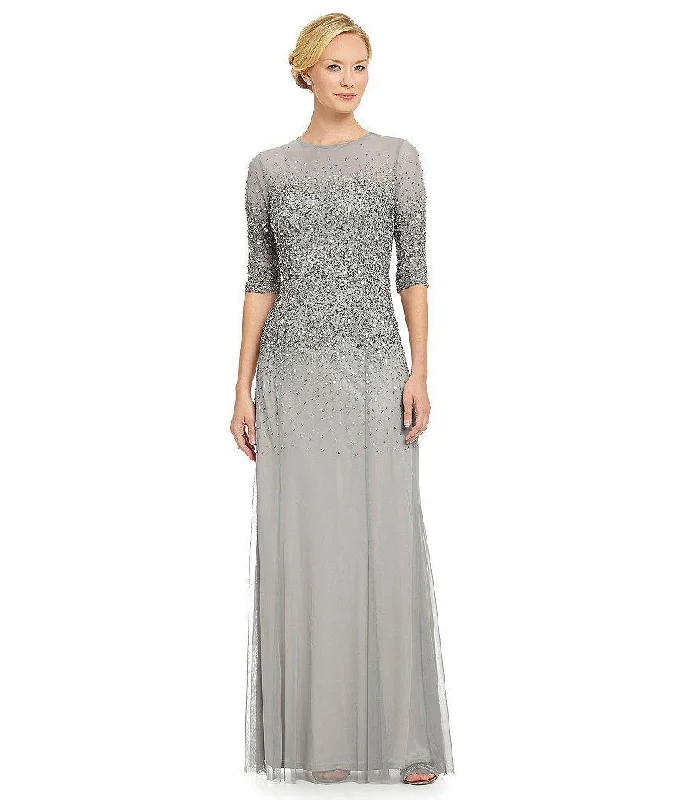 Easy Comfort Style Adrianna Papell 91863330 Sequin Embellished Gown - 1 pc Mist In Size 12 Available Easy Comfort Style Adrianna Papell 91863330 Sequin Embellished Gown - 1 pc Mist In Size 12 Available