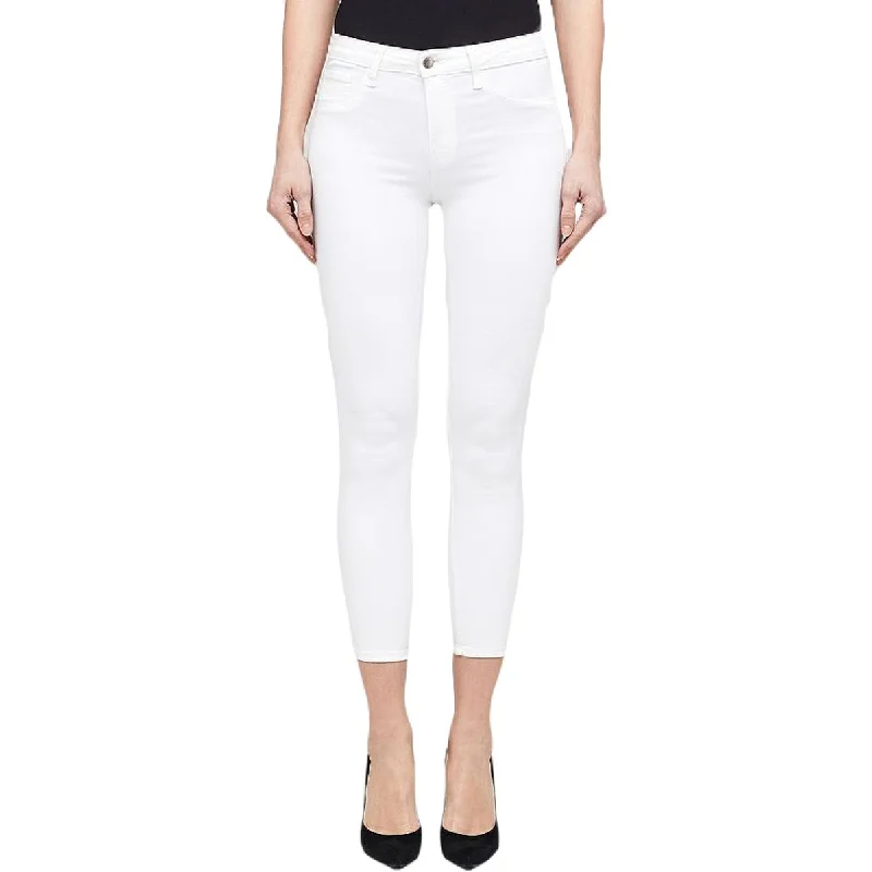 Breathable Style L'Agence Womens Margot High Rise Crop Skinny Pants