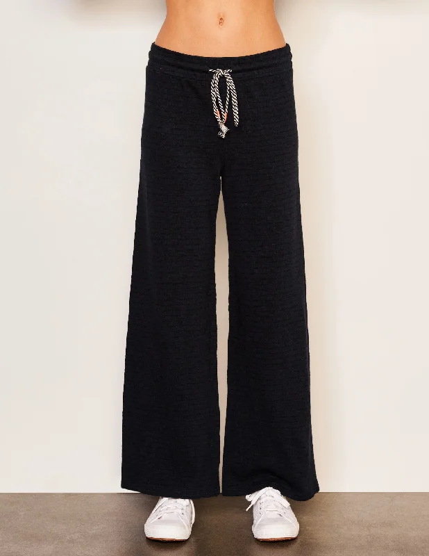Warm Layers Sundry Lounge Wide Leg Pant in Deep Navy