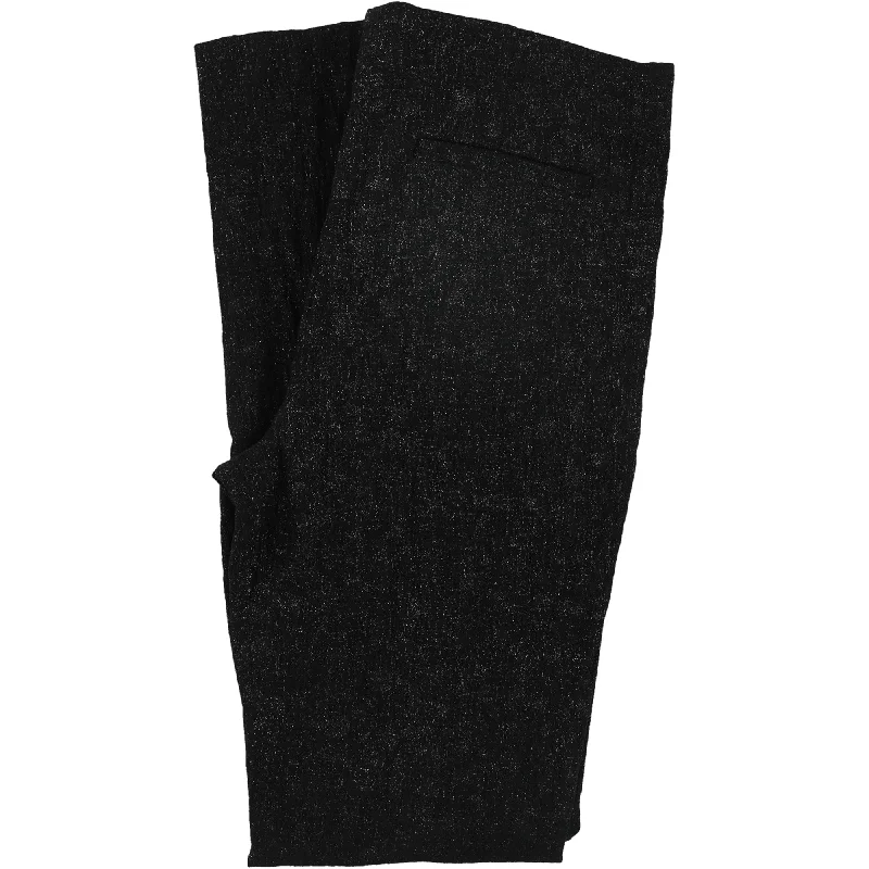 Casual Chic Outfits Alfani Womens Glitter Skinny Casual Leggings, Black, 8