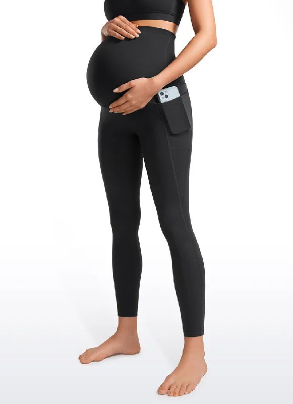 Trendy Dresses Butterluxe Maternity Leggings with Pockets 25"