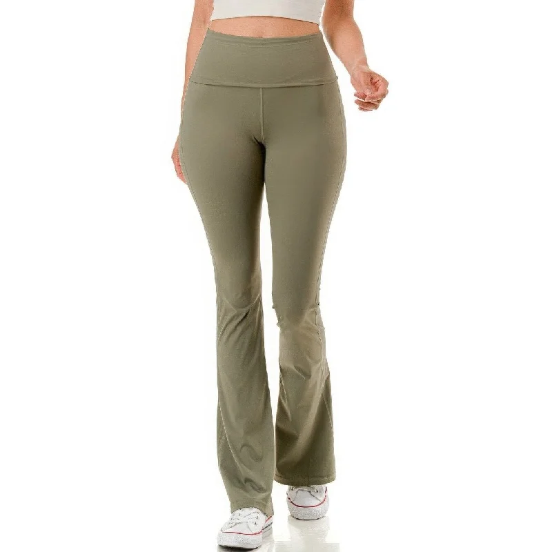 Everyday Outfits Super High Waist Premium Yoga Flare Pants