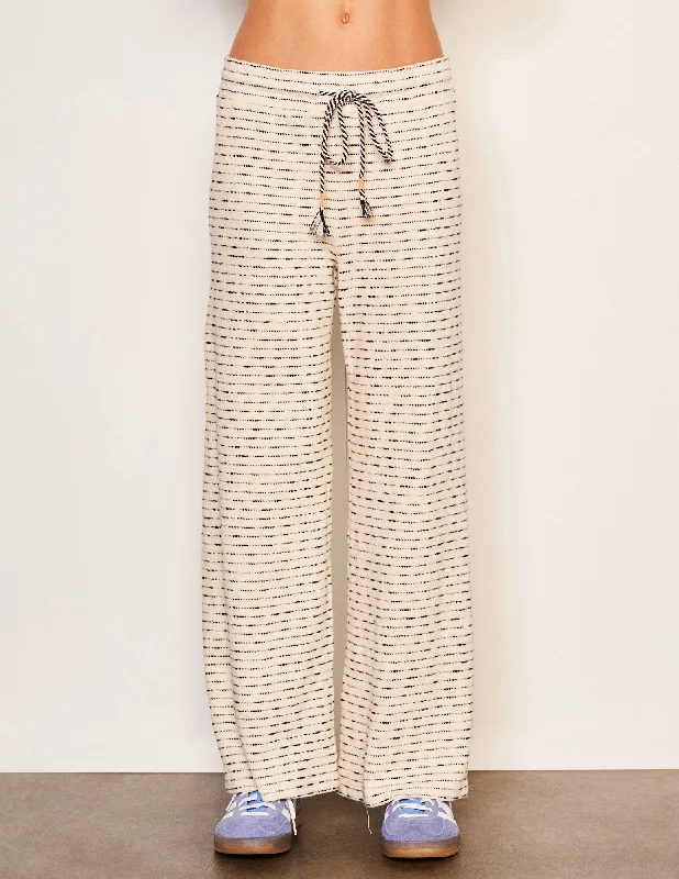 Cozy Knits Sundry Lounge Wide Leg Pant in Oyster