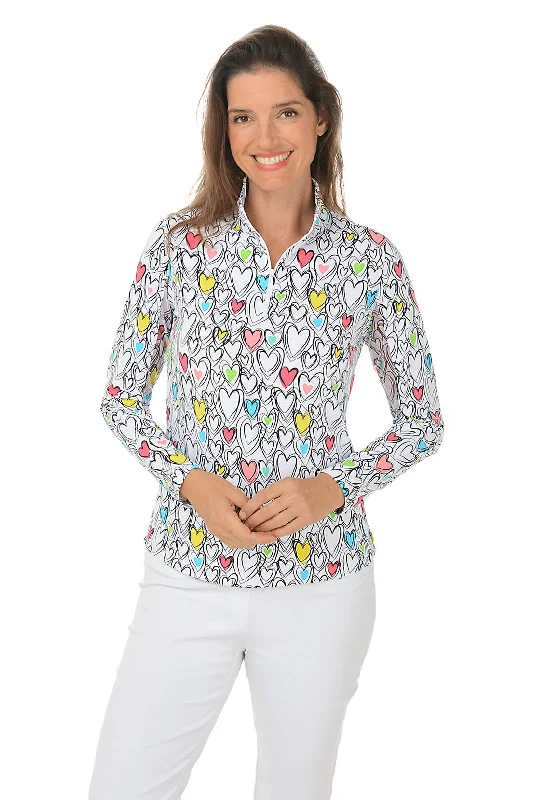 Easygoing Fashion Millie Hearts UPF50+ Sun Shirt