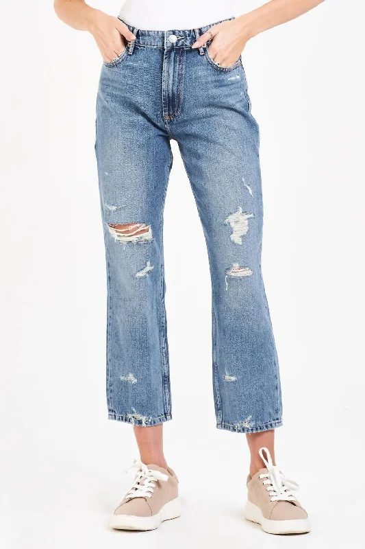 Chic Outfits Jodi Straight Leg Jeans In Medium Wash