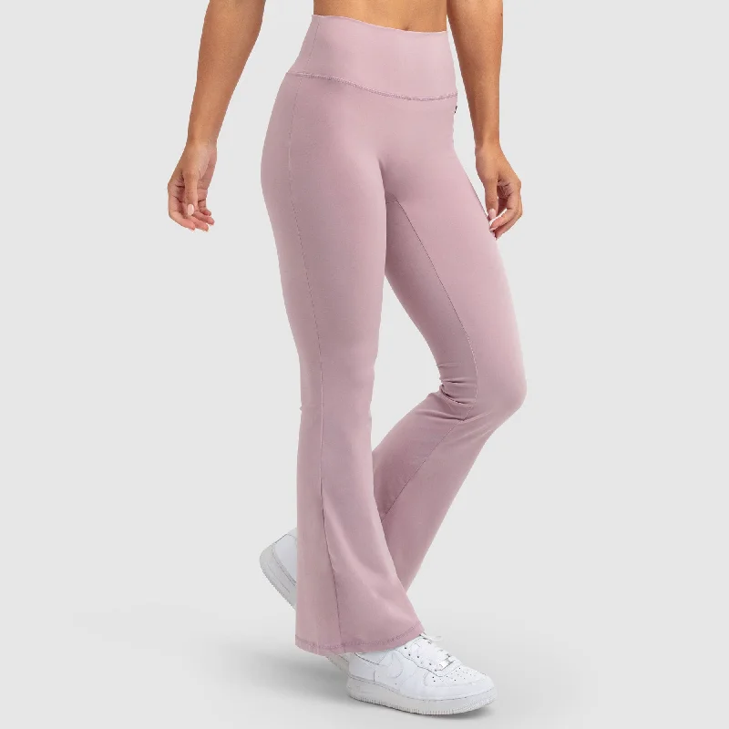 Relaxed Fashion MotionSoft Flared Leggings - Soft Mauve