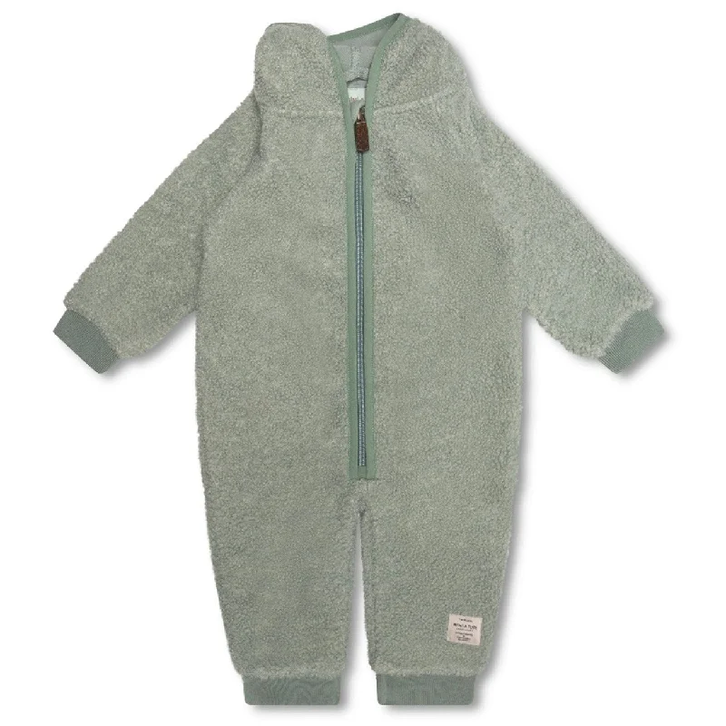 Casual Ease Mini A ture Pale Green Adel Teddy Fleece Full suit