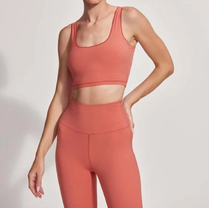Soft Comfort Shape Dayton Bra In Mineral Red