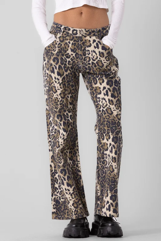 Cozy Essentials Wear Camden Leopard Pant
