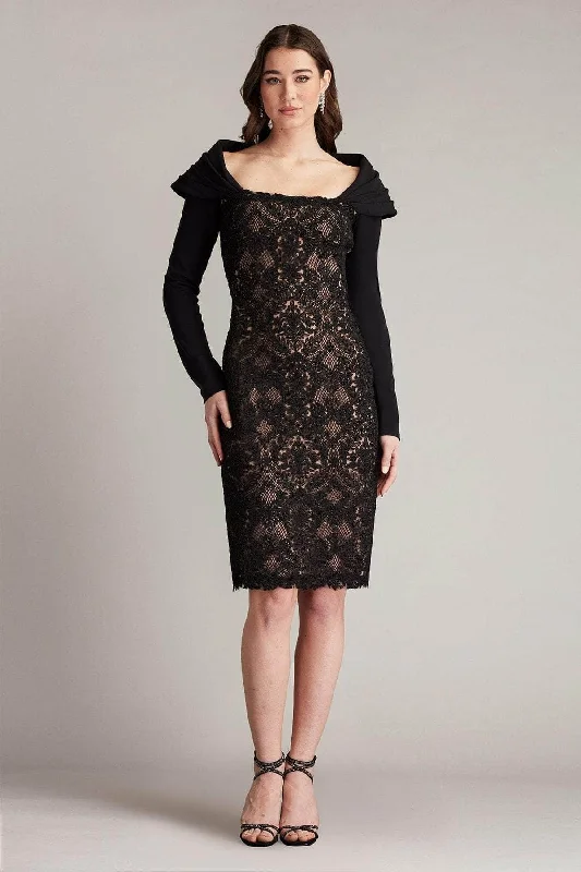 Light Layers Tadashi Shoji CGC24684M - Shawl Style Cocktail Dress