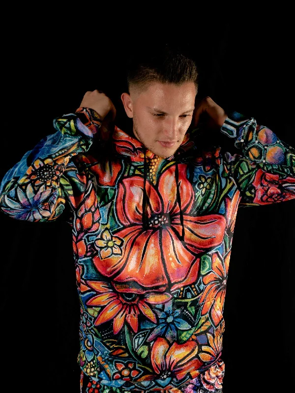 Relaxed Tops Flora De Laura Unisex Hoodies