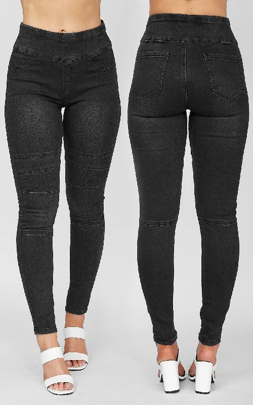 Cozy Footwear Pirilisa Jeggings - Charcoal Grey