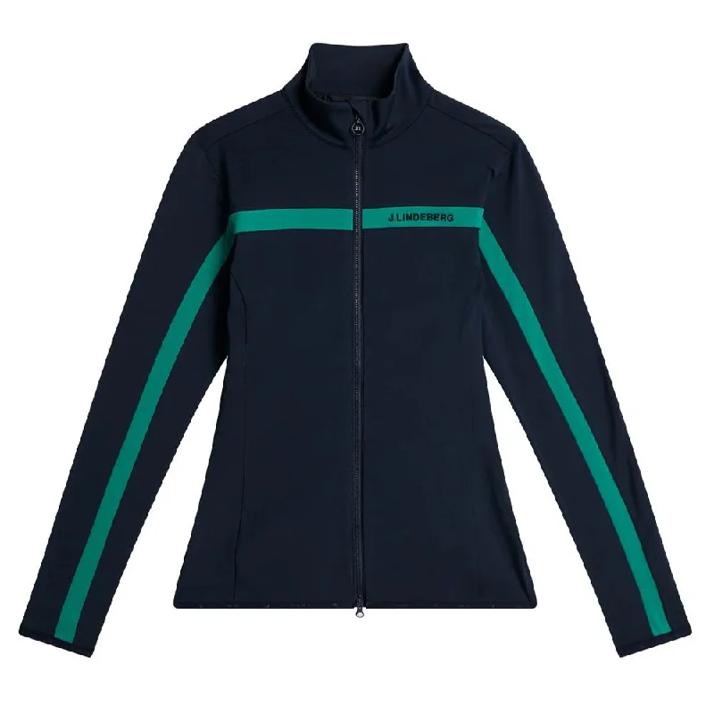 Cozy Fitting J.Lindeberg Seasonal Janice Mid Layer Golf Jacket JL Navy - FW23 Women Cozy Fitting J.Lindeberg Seasonal Janice Mid Layer Golf Jacket JL Navy - FW23 Women