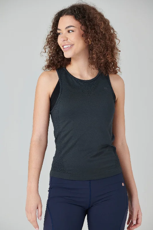 Cozy Chic Trends Breathe Vest - Charcoal