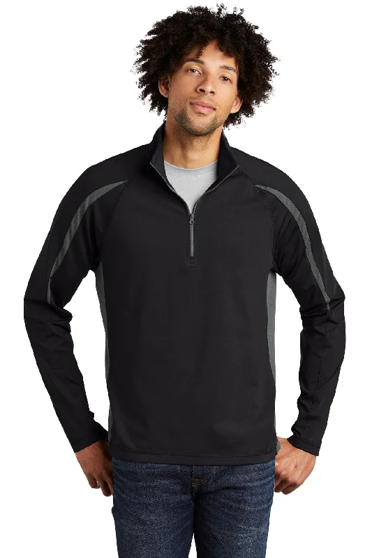 Elegant Dressing Sport-Tek Sport-Wick Stretch 1/2-Zip Colorblock Pullover. ST851