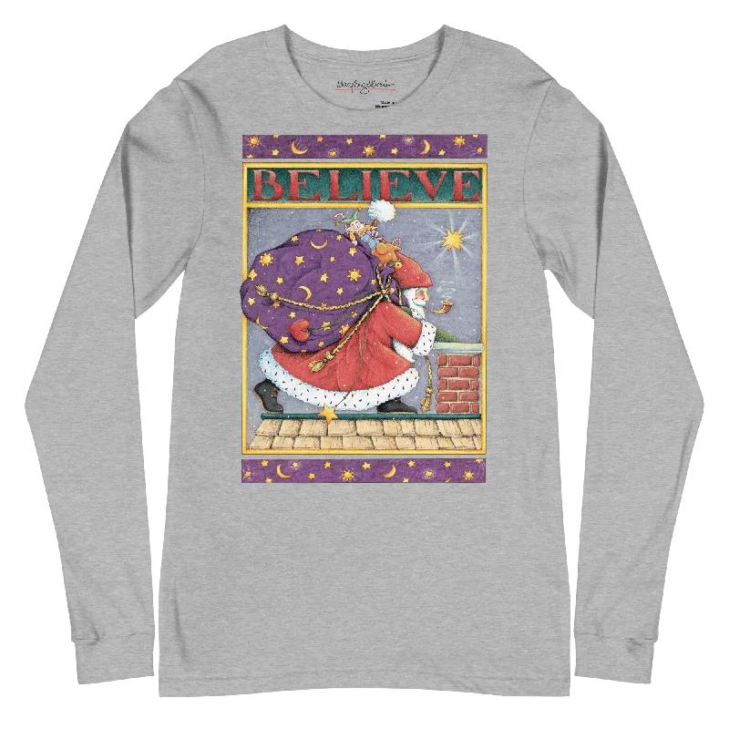 Soft Knitwear Believe Unisex Long Sleeve Shirt