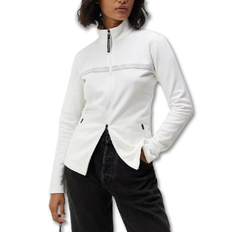 Soft Knitwear J.Lindeberg Promenade Mid Layer Golf Pullover White - FW23 Women