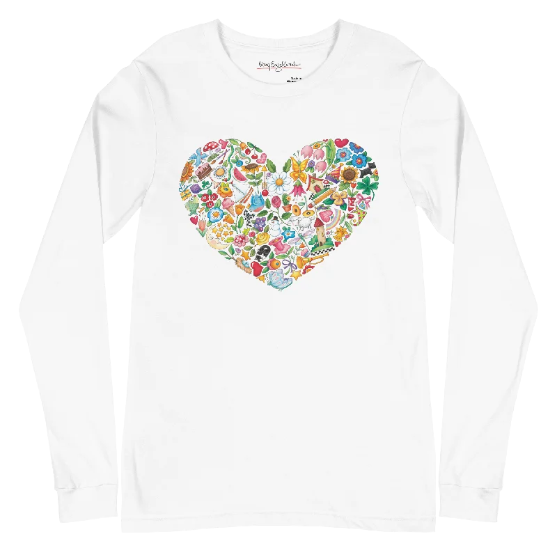 Cozy Fitting Lots to Love Unisex Long Sleeve Shirt