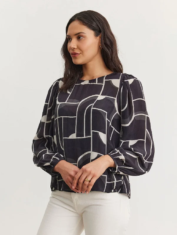 Cozy Fashion Desta Bauhaus Top - Multi