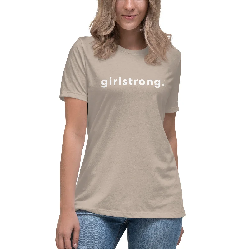 Breezy Comfort PERFECT FEMME FIT RELAXED TEE HEATHER STONE
