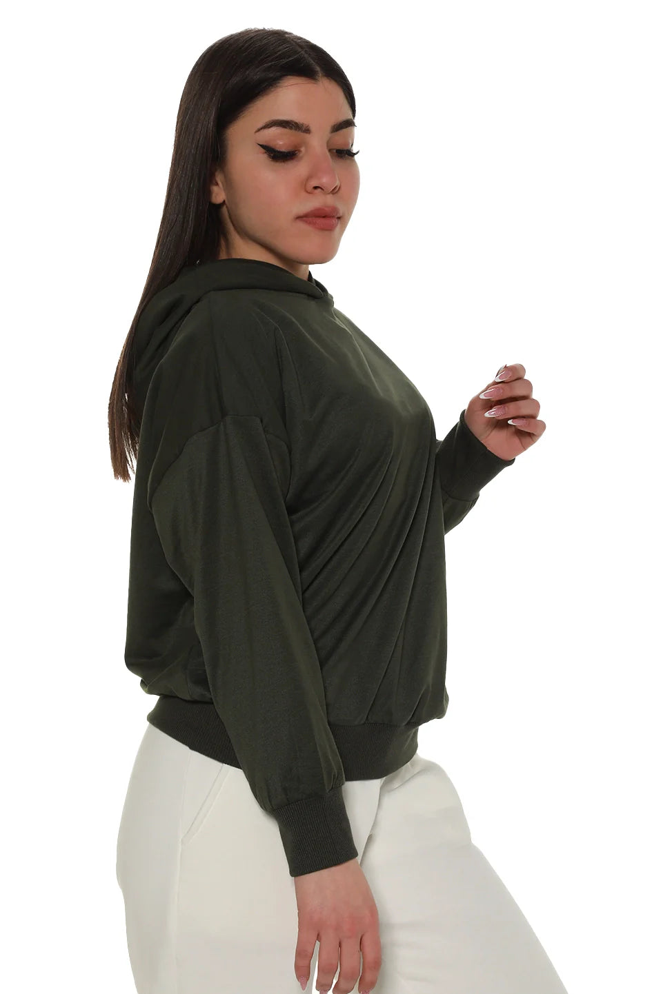Cozy Fashion Casual Military Hoodie With Logo Design