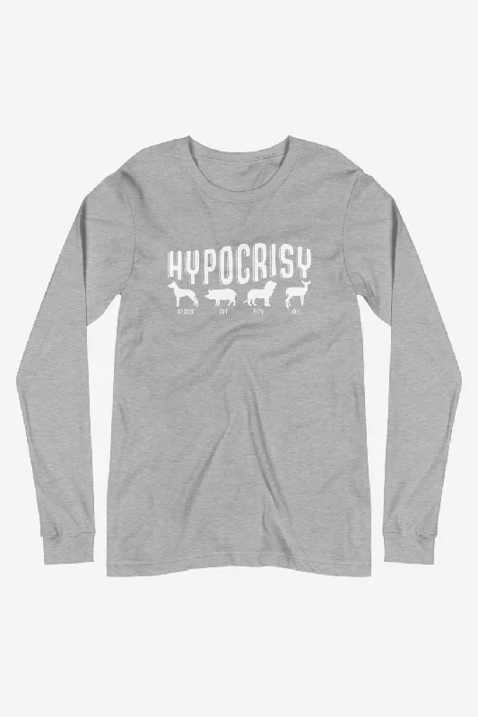 Cozy Fashion Hypocrisy - Unisex Long Sleeve Tee