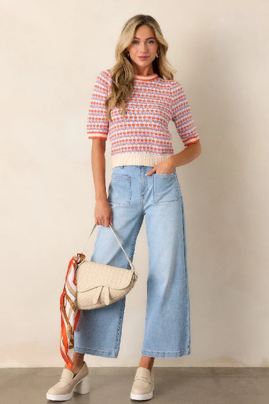 All-Day Outfits Seraphic Melody Light Wash Wide Leg Jeans