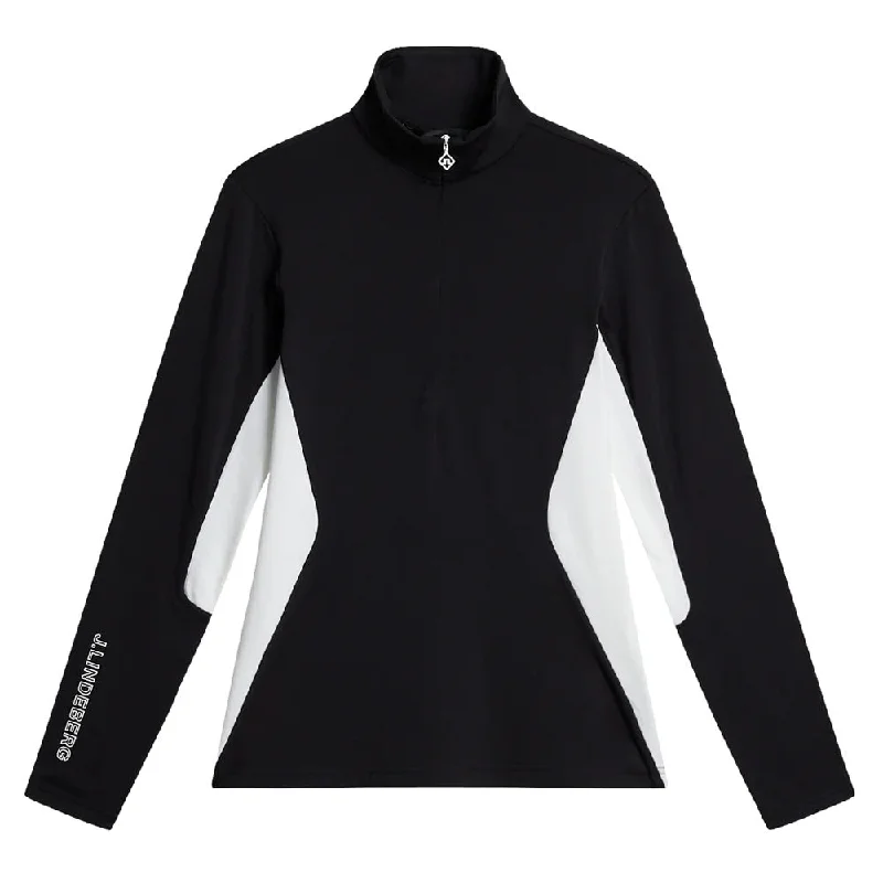 Casual Chic Wear J.Lindeberg Coockies Mid Layer Golf Pullover Black - FW23 Women
