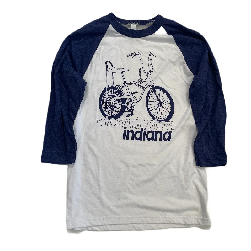 Soft Fabric Looks Bloomington Indiana Stingray Bicycle Baseball T-Shirt