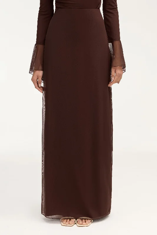 Relaxed Fits Carmela Maxi Skirt - Espresso